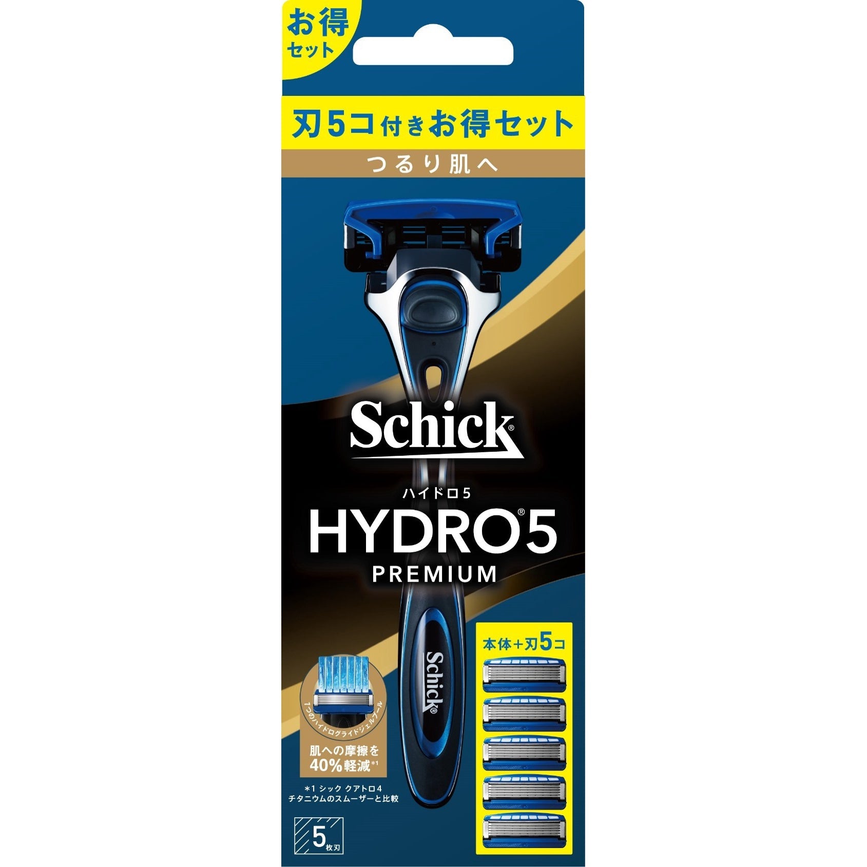 Schick(シック) ハイドロ5 プレミアム つるり肌へ コンボパック