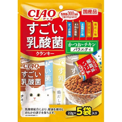 いなば ＣＩＡＯ すごい乳酸菌クランキーかつおチキンバラエティ 