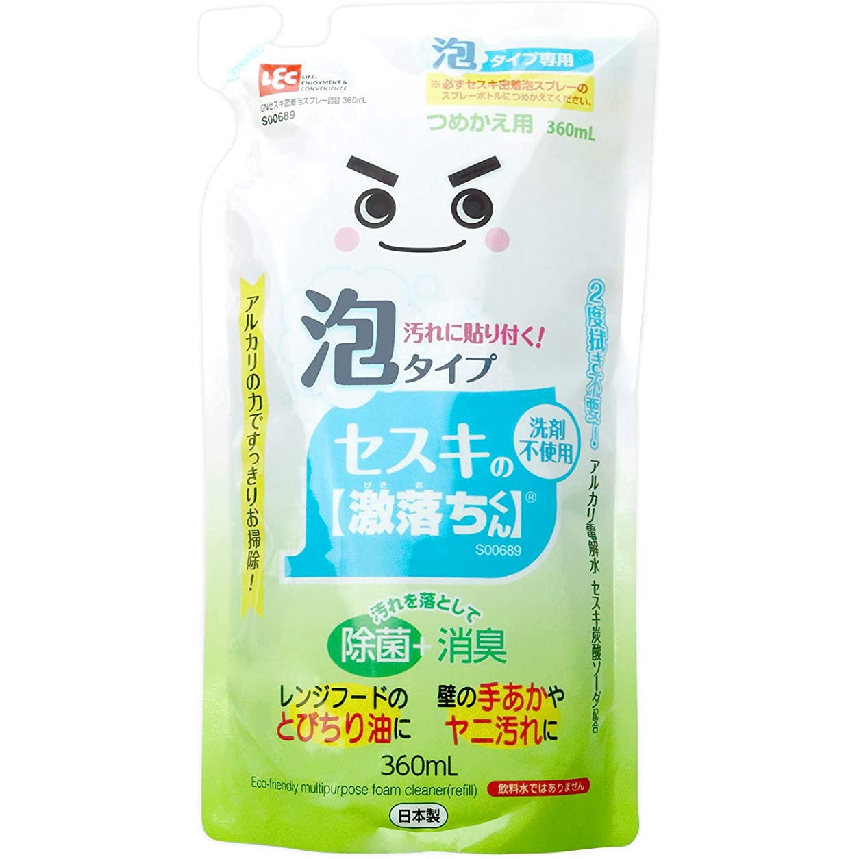 レック GNセスキ密着泡スプレー詰替360ML