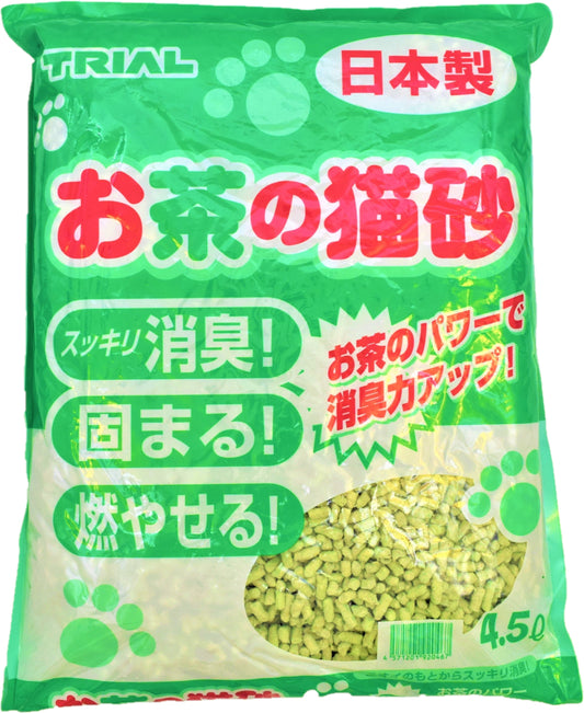 お茶の猫砂　日本製　４．５L