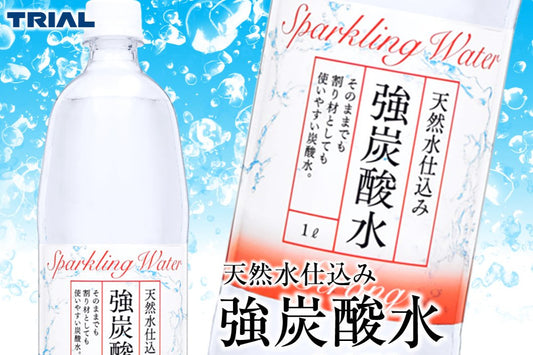 【まとめ買いがお得】　超特価１本あたり100円　天然水仕込み　強炭酸水　１．０L　３０本セット