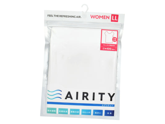 【数量限定】AIRITY　フレンチ袖　汗取付き