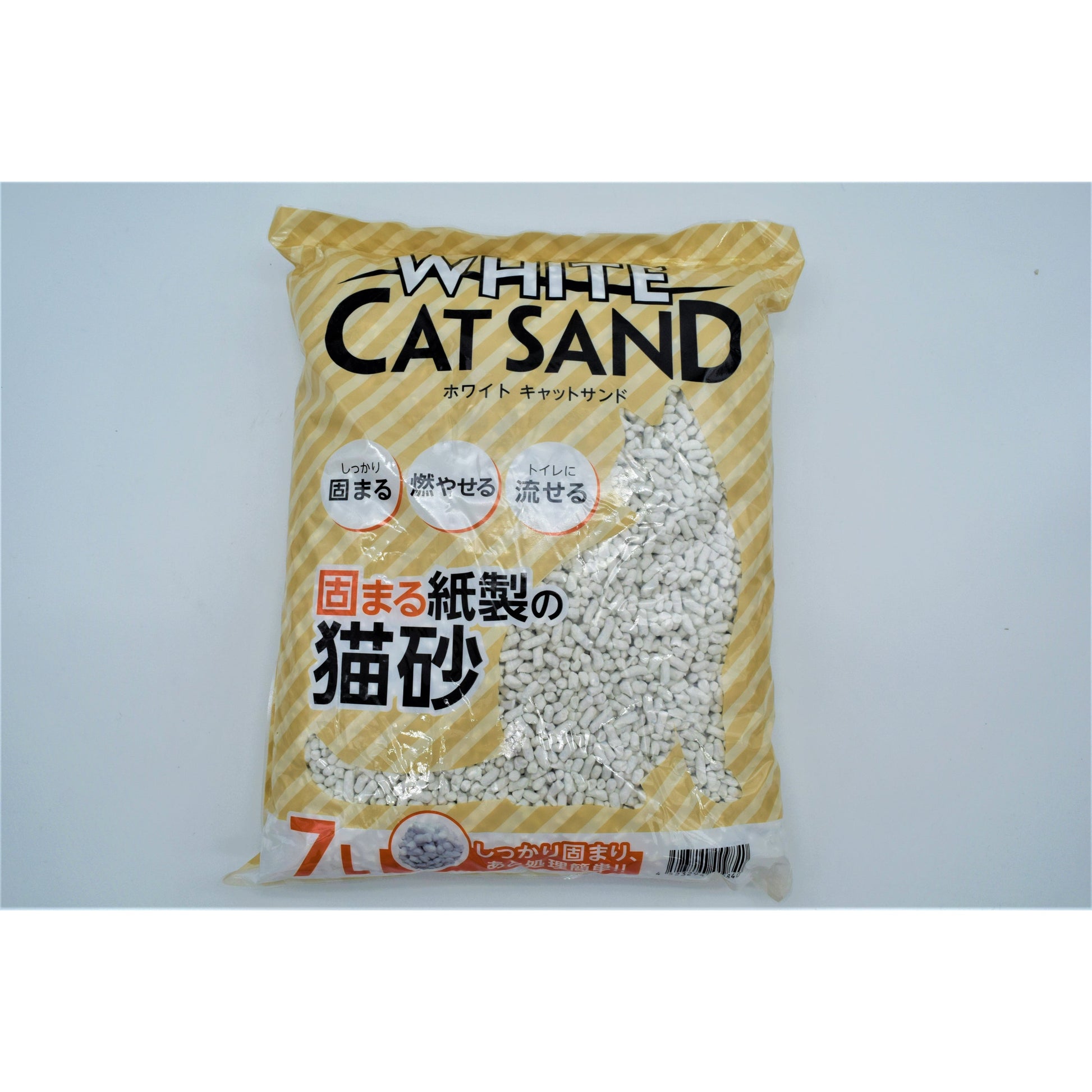 ホワイト　キャットサンド　しっかり固まる猫砂　７L