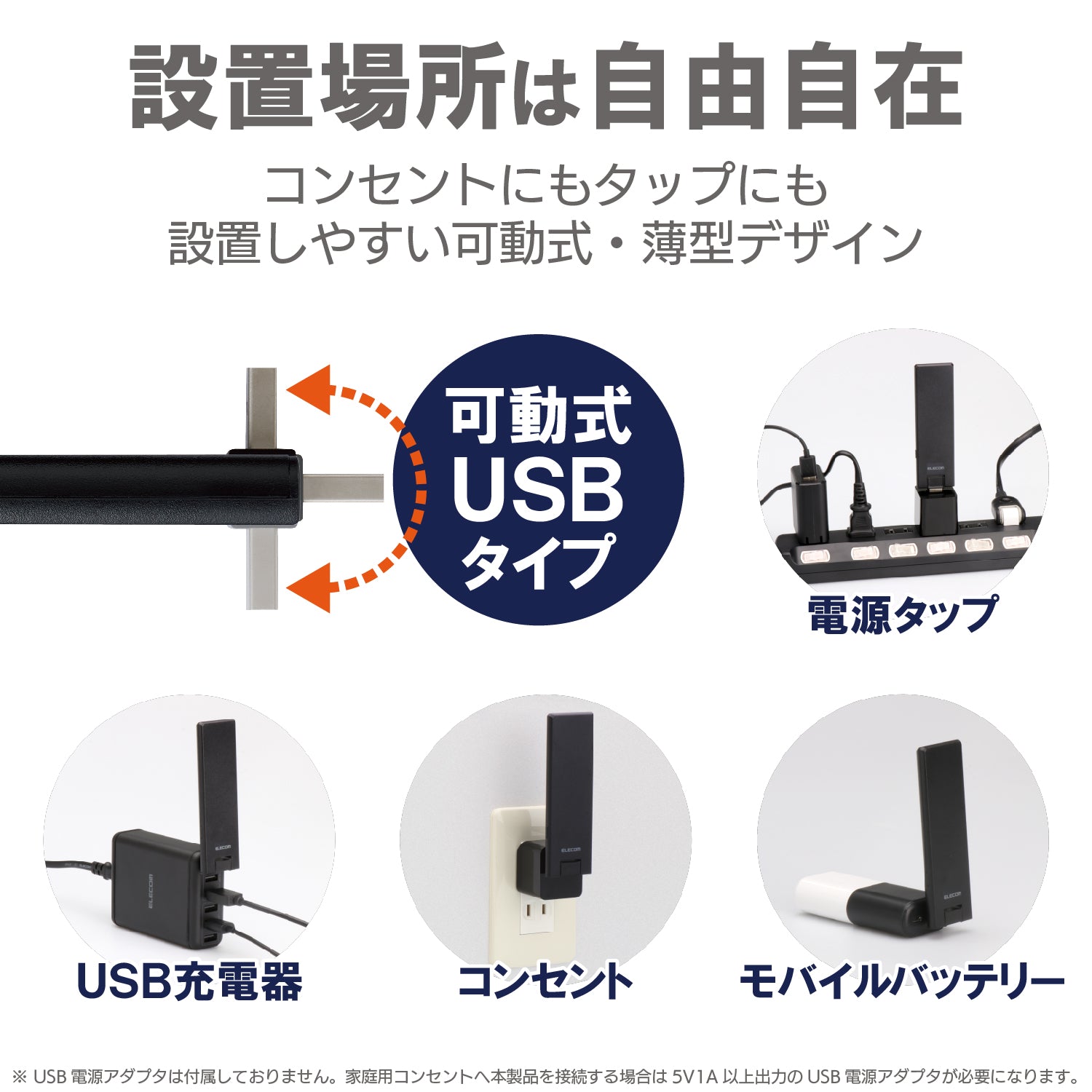 エレコム 超薄型11ac 2x2中継器 – トライアルネットストア