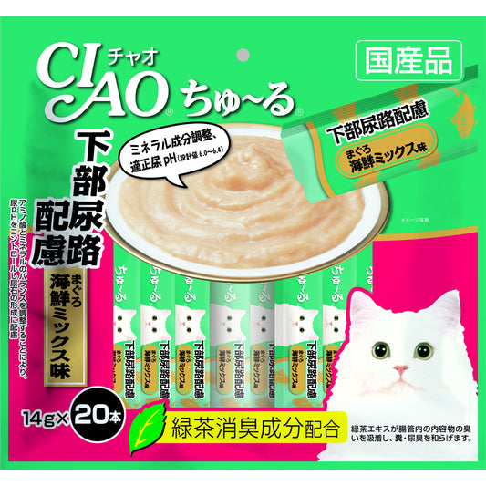 いなば　ＣＩＡＯ　ちゅ〜る　下部尿路配慮まぐろ海鮮ミックス味