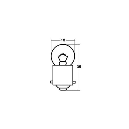スタンレー自動車用白熱電球　ＮＯ２８　２４Ｖ５Ｗ　Ｇ１８　ＢＡ１５ｓ　トラック　サイドマーカー球