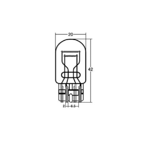 スタンレー自動車用白熱電球 ＮＯ１４ １２Ｖ２１／５Ｗ Ｔ２０