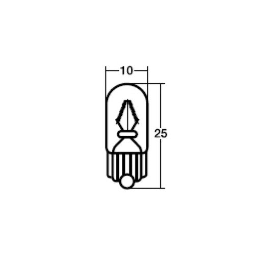 スタンレー自動車用白熱電球　ＮＯ８２　１２Ｖ２１／５Ｗ　Ｓ２５　ＢＡＹ１５ｄ　ストップテールランプ／コーナリング／クリアランス球