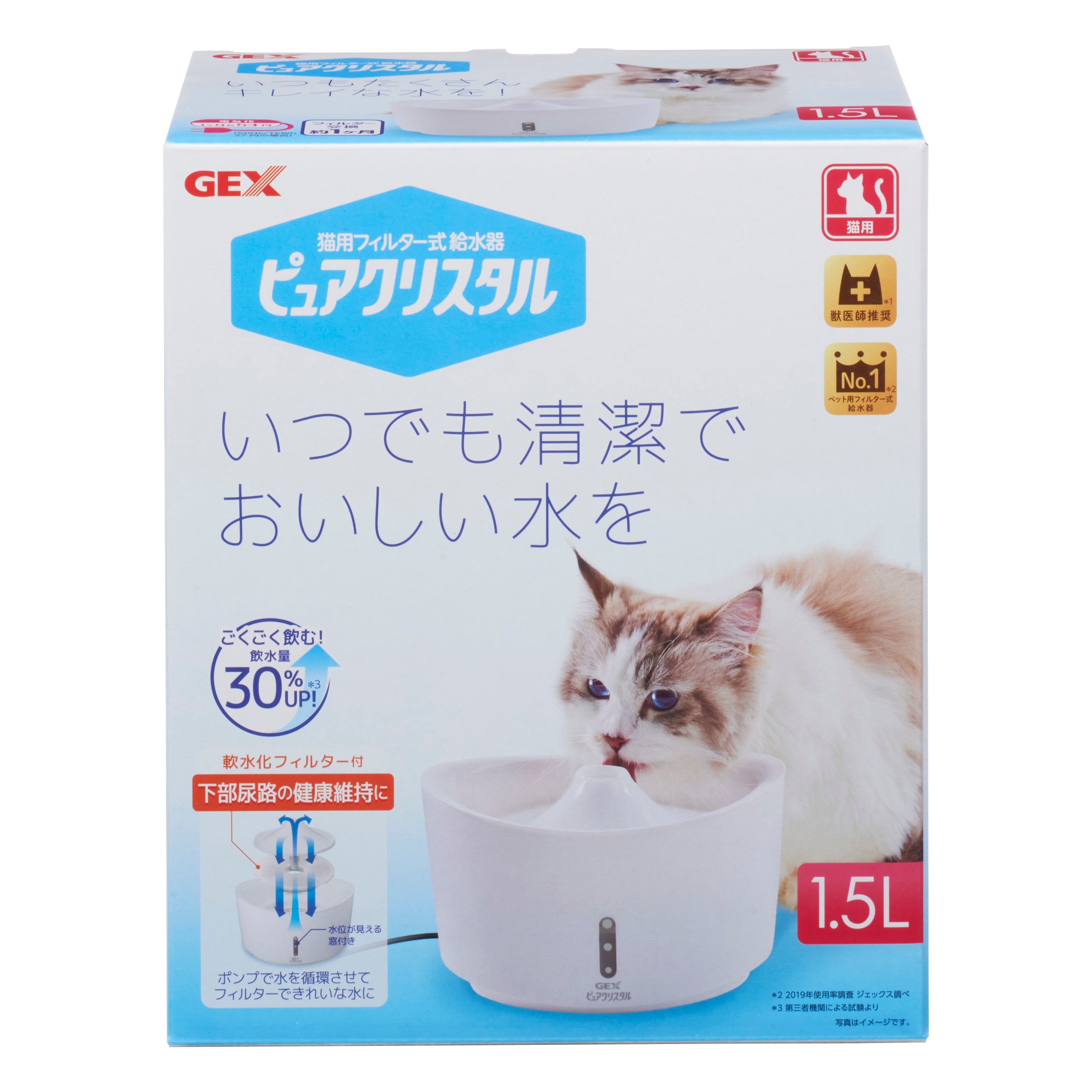 ジェックス ピュアクリスタル １．５Ｌ猫用ホワイト – トライアル